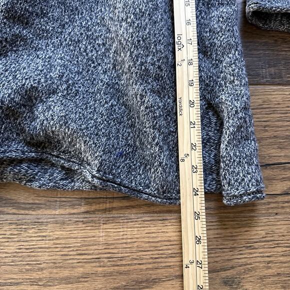 Pure Jill Women’s Small Gray Marled Wool Blend Cowl Neck Tunic Sweater - Picture 5 of 6